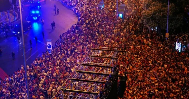 Madrid küçələrində milyonluq izdiham İspaniya millisinin qələbəsi bayram edilir