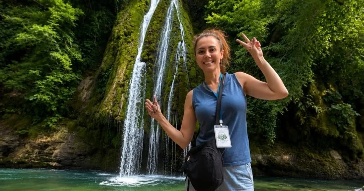 Oksananın Batumi gəzintisi Fotolar