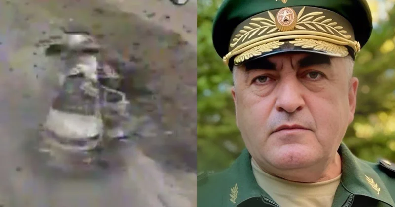 Ukrayna Ordusu rus generalın avtomobilini BELƏ PARTLATDI ANBAAN VİDEO
