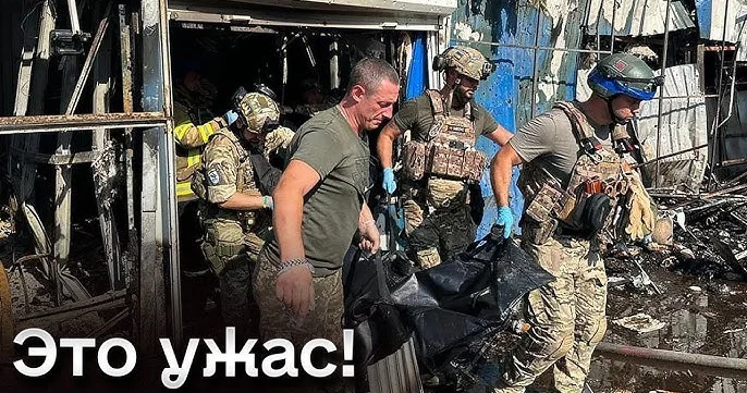 Rusiya Donetskdə bazarı Smerç lə vurdu! Ölənlər var! Bölgə boşaldılır