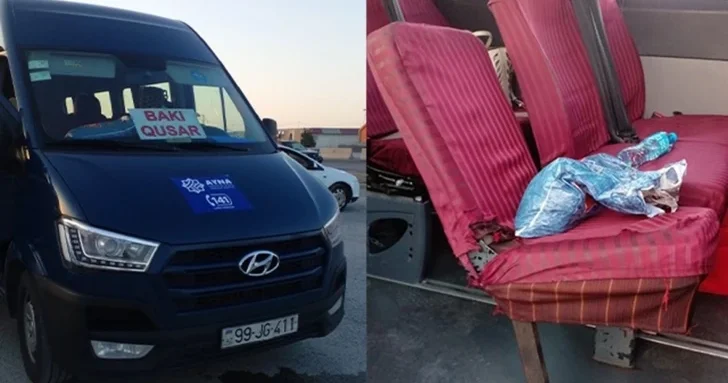Пассажир обнаружил самодельное сиденье в автобусе Баку Гусар. Реакция AYNA