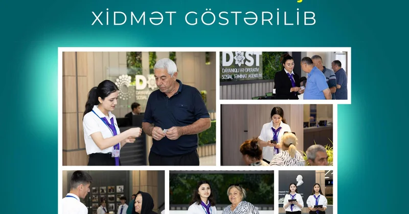 Yanvar iyul aylarında DOST mərkəzlərində 515 min vətəndaşa xidmət göstərilib