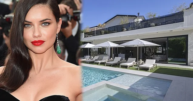 Adriana Lima evini satır Fotolar