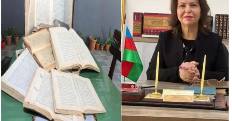 Molla İmranın yüz il qorunan qədim kitabları FOTO