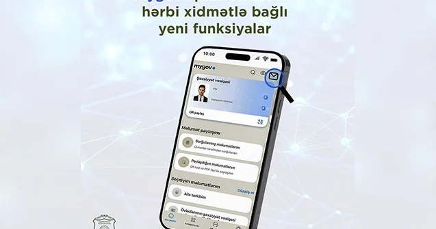 “Mygov”da hərbi xidmətlə bağlı yeni funksiya