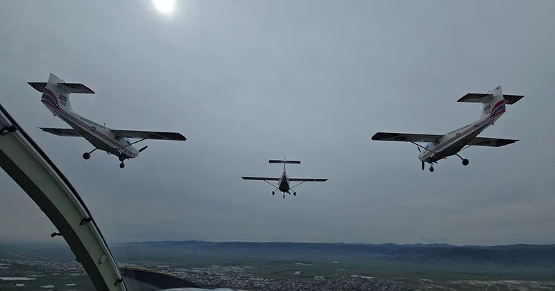 Gənc pilotlar “Super Muşşak”da