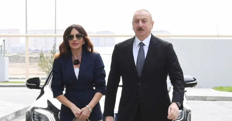 Prezident və birinci xanım Gəncə şəhərində olublar
