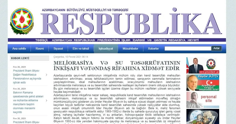 Respublika qəzeti bağlandı Baş redaktora yeni vəzifə verildi