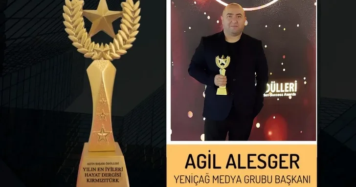 Медиамост братства: руководитель Yeni Çağ удостоен почетной награды на Altın Başarı Ödülleri