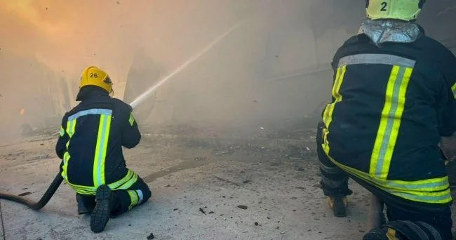 Rusiya yenidən Kiyevə dronlarla hücum edib