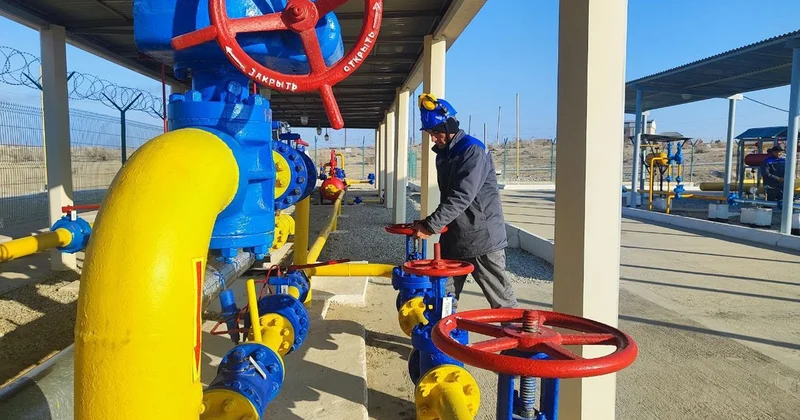 Özbəkistanın qaz idxalı 41% artıb, ixrac isə üçdə bir qədər azalıb