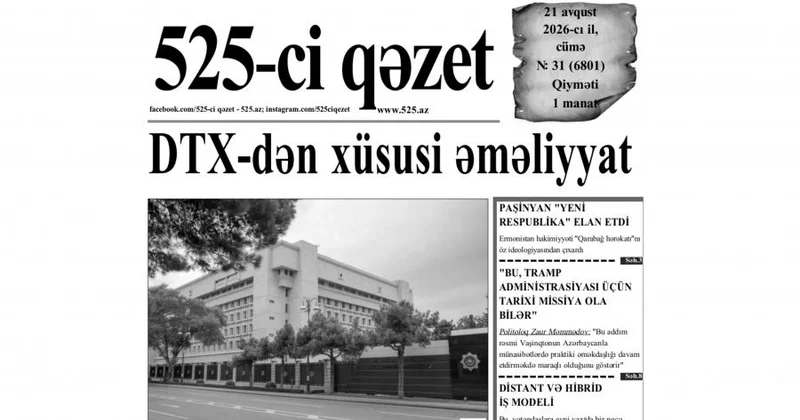 “”in 21 avqust sayında nələr var? ANONS