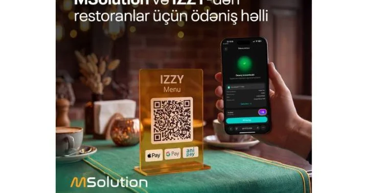 MSolution və IZZY dən restoranlar üçün ödəniş həlli: masadan birbaşa ödəniş, vəsaitin filiallar arasında real vaxtda bölgüsü