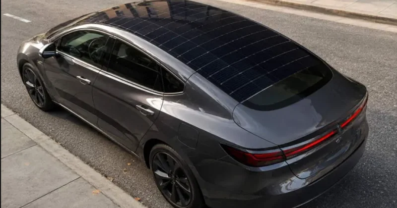 Çin şirkəti Günəşdən enerji yığan avtomobil damlarının kütləvi istehsalına hazırlaşır