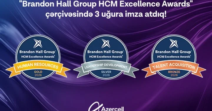 Azercell “Brandon Hall Group HCM Excellence Awards”da üç mükafat qazanıb 0169