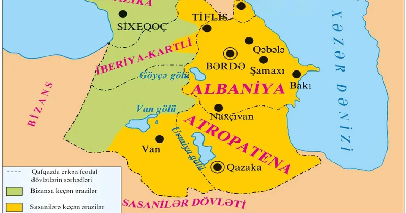 1300 cü ilin dünya xəritəsində Azərbaycan coğrafiyası