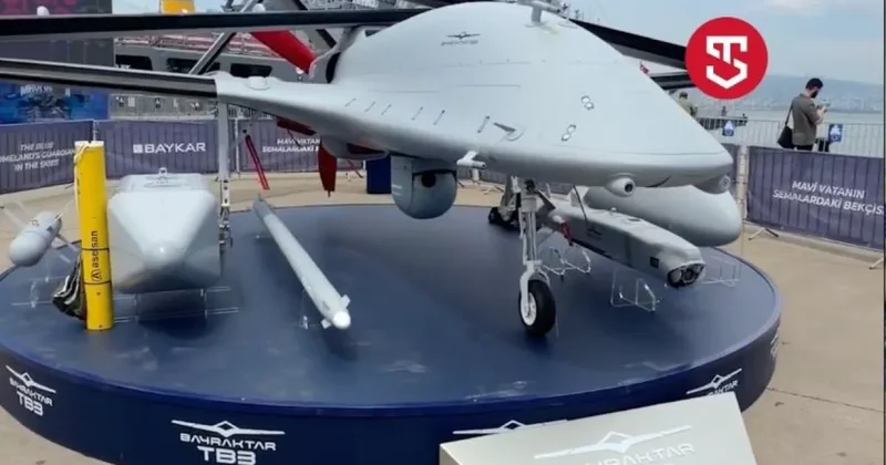 Bayraktar TB3 впервые представлен с модулем ASELBUOY POD ФОТО