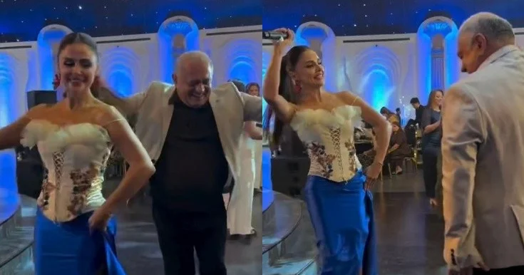 Günelin atası ilə şıdırğı rəqsi Video