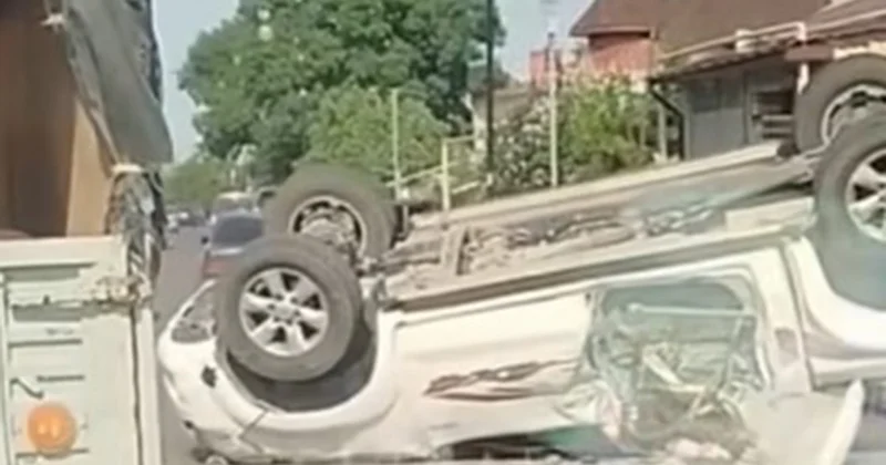 Qubada eyni yerdə ardıcıl qəzalar Video