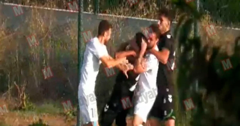 Azərbaycan və Türkiyə klublarının futbolçuları arasında kütləvi dava Video
