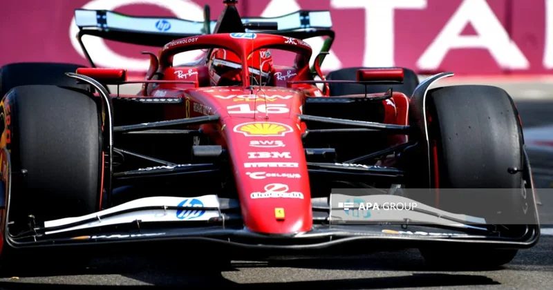 “Formula 1”: Leklerin bolidi səddə çırpılıb