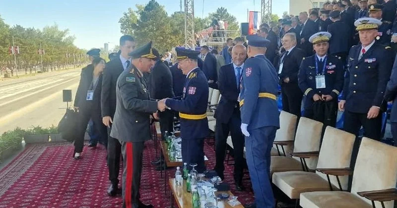 Kərim Vəliyev Belqradda hərbi paradda iştirak edib