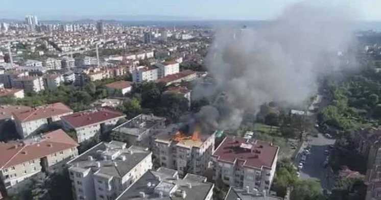 İstanbulda güclü yanğın