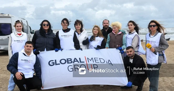 Защитим Каспий : сотрудники Global Media Group приняли участие во Всемирном дне очистки побережья