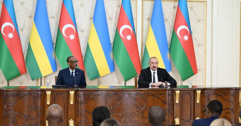 Azərbaycan ilə Ruanda arasında imzalanmış sənədlər mübadilə olunub, sonra prezidentlər mətbuata bəyanatlarla çıxış ediblər YENİLƏNƏCƏK