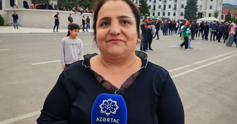 Xankəndi sakini: Bayram tədbirində böyük sevinclə iştirak edirik
