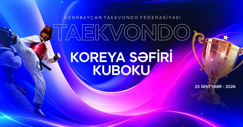 Bakıda taekvondo üzrə “Koreya Səfiri Kuboku” keçiriləcək