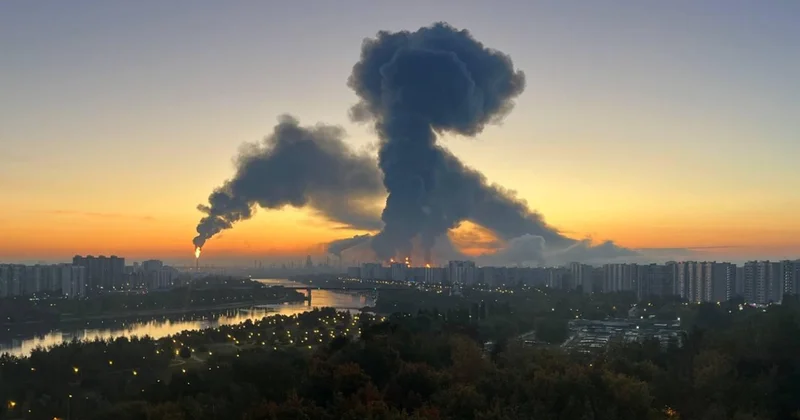 Украина атаковала Москву и область