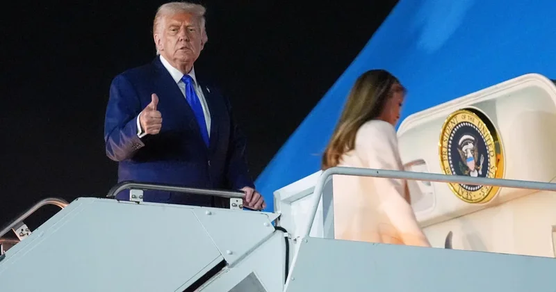 Дональд Трамп досрочно вернулся в Вашингтон