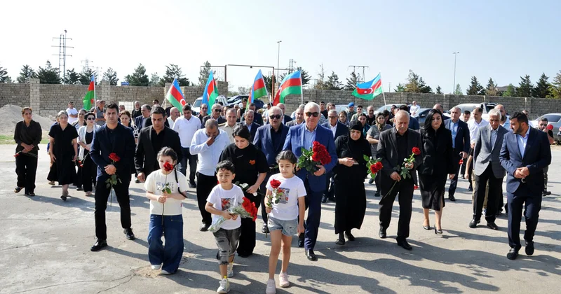 Antiterror əməliyyatları şəhidi Tural Cahangirov anıldı Fotolar