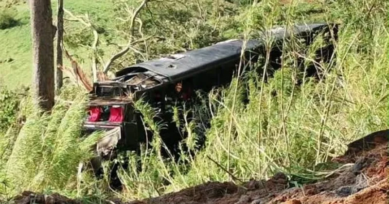 В Бразилии автобус рухнул в ущелье, погибли шесть человек