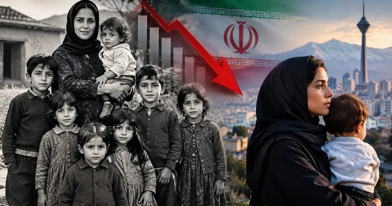 İranda qadınlar doğmur ,60 ildə inanılmaz dəyişiklik 7 uşaqdan cəmi...