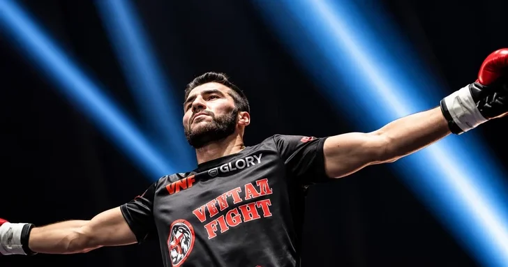 Азербайджанский боец нокаутировал соперника в первом раунде Vendetta Fight Nights