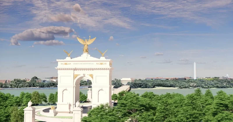 Vaşinqtonda 76 metrlik tağda dronlar və snayperlər yerləşdiriləcək Foto