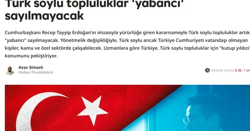 Türkiyədə türkəsilli əcnəbilərin işə götürülməsi üzrə yeni qaydalar kimlərə şamil olunacaq?