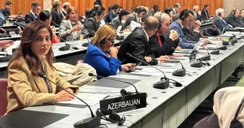 Əminə Ağazadə Parlamentlərarası İttifaqın komitə iclasında çıxış edib