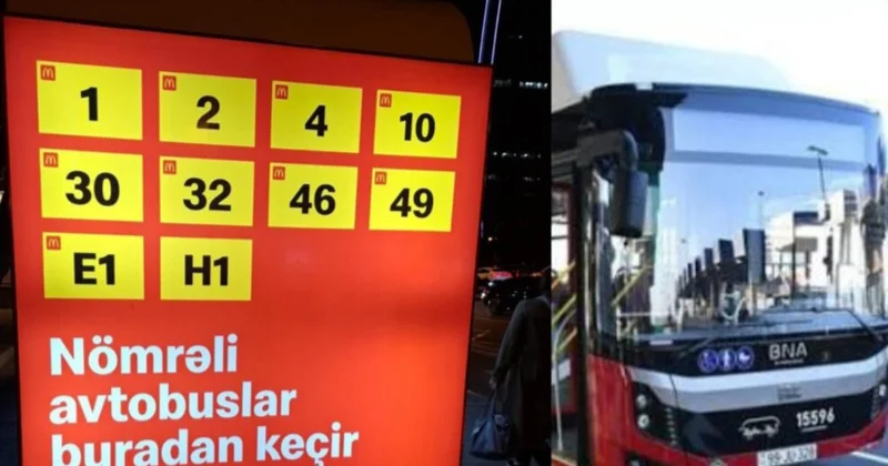 Brendləşmiş avtobus dayanacaqları tətbiq olunur