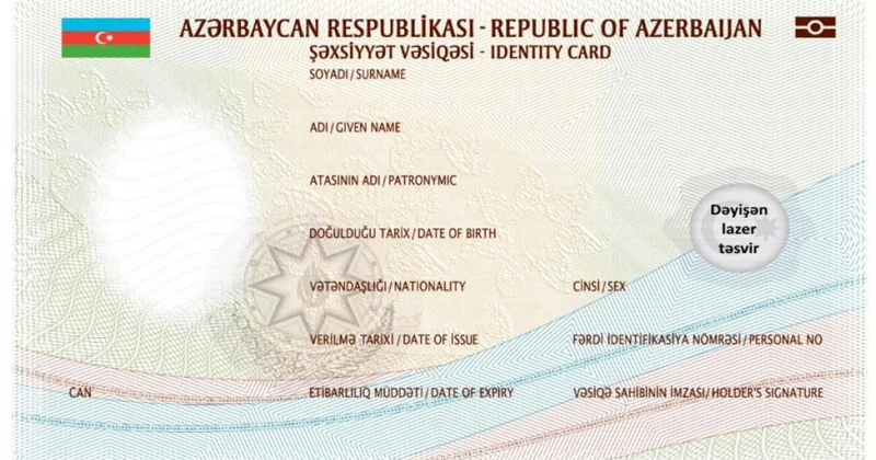 Azərbaycanda yeni şəxsiyyət vəsiqələrinin verilməsinə BAŞLANILDI FOTO