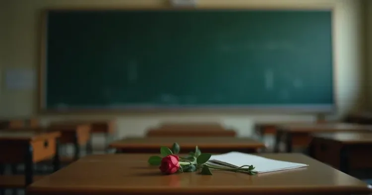 Müəllim dərs zamanı vəfat etdi FOTO