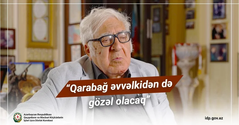 Xalq yazıçısı Anar: Qarabağ əvvəlkidən də gözəl olacaq