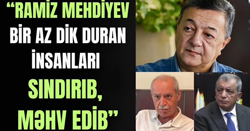 Ramiz Mehdiyev biraz dik duran indanları sındırıb, məhv edib VİDEO