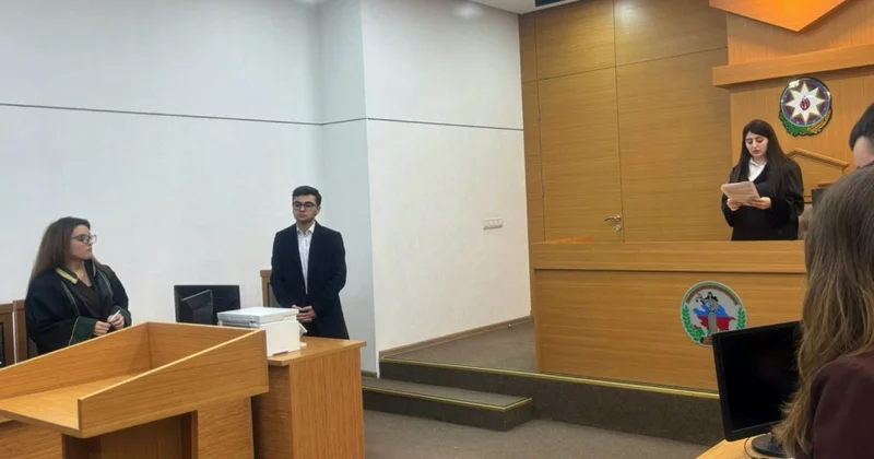 BDU könüllüləri Mülki Məhkəmə Simulyasiyası keçiriblər