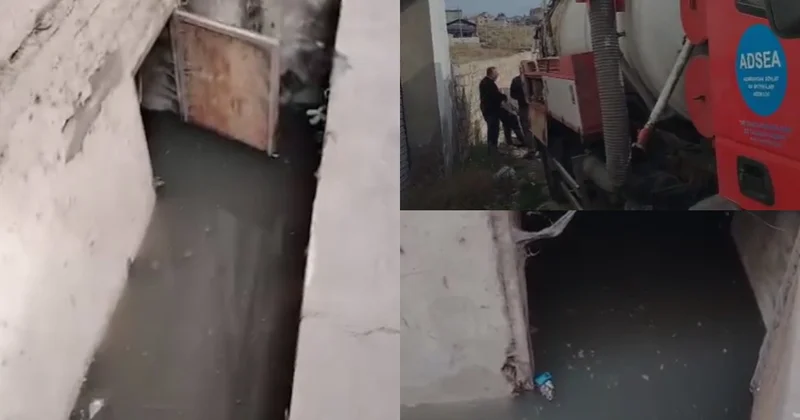 Abşeronda binanın zirzəmisini SU BASDI Qurum səbəbini AÇIQLADI