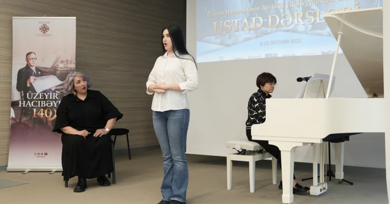 Üzeyir Hacıbəylinin 140 illiyinə həsr olunan silsilə ustad dərsləri başa çatıb