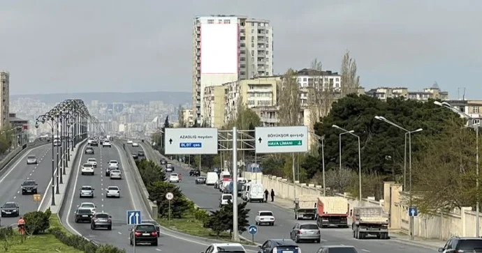 Bakının bu prospektində yeni radar QURAŞDIRILDI