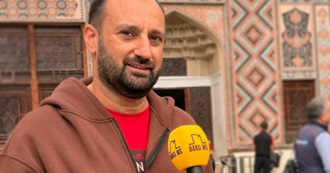 Yunanıstanlı turist Şəkidə gördüklərindən danışdı: Bizi heyran etdi